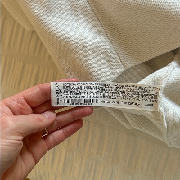 Zara Ribbed Knit Tank Top - Picture 2 of 3